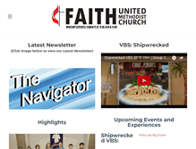 Tablet Screenshot of faithumchurch.org